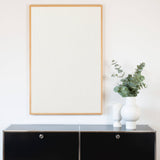 Akustikbild einfarbig Weiß | Silea "Clean Conscience"