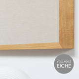 Akustikbild einfarbig beiger Leinenstoff | SILEA "Fleeting Glimpse"