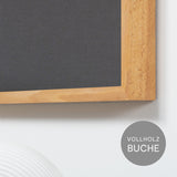 Akustikbild einfarbig Dunkelgrau | Silea "Road Leading Home"