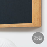 Akustikbild einfarbig Anthrazit | Silea "Sheer Opacity"