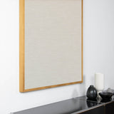 Akustikbild einfarbig beiger Leinenstoff | SILEA "Fleeting Glimpse"