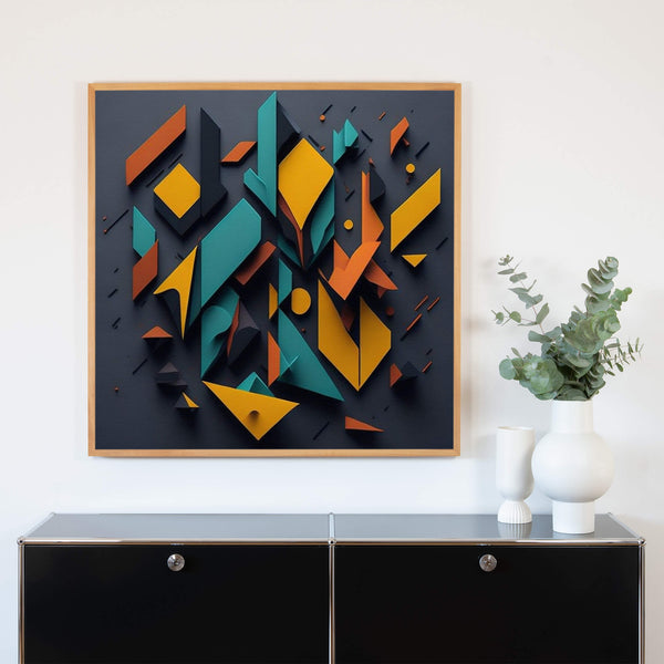 Design-Akustikbild | Unikat-Motive durch künstliche Intelligenz "Abstract“