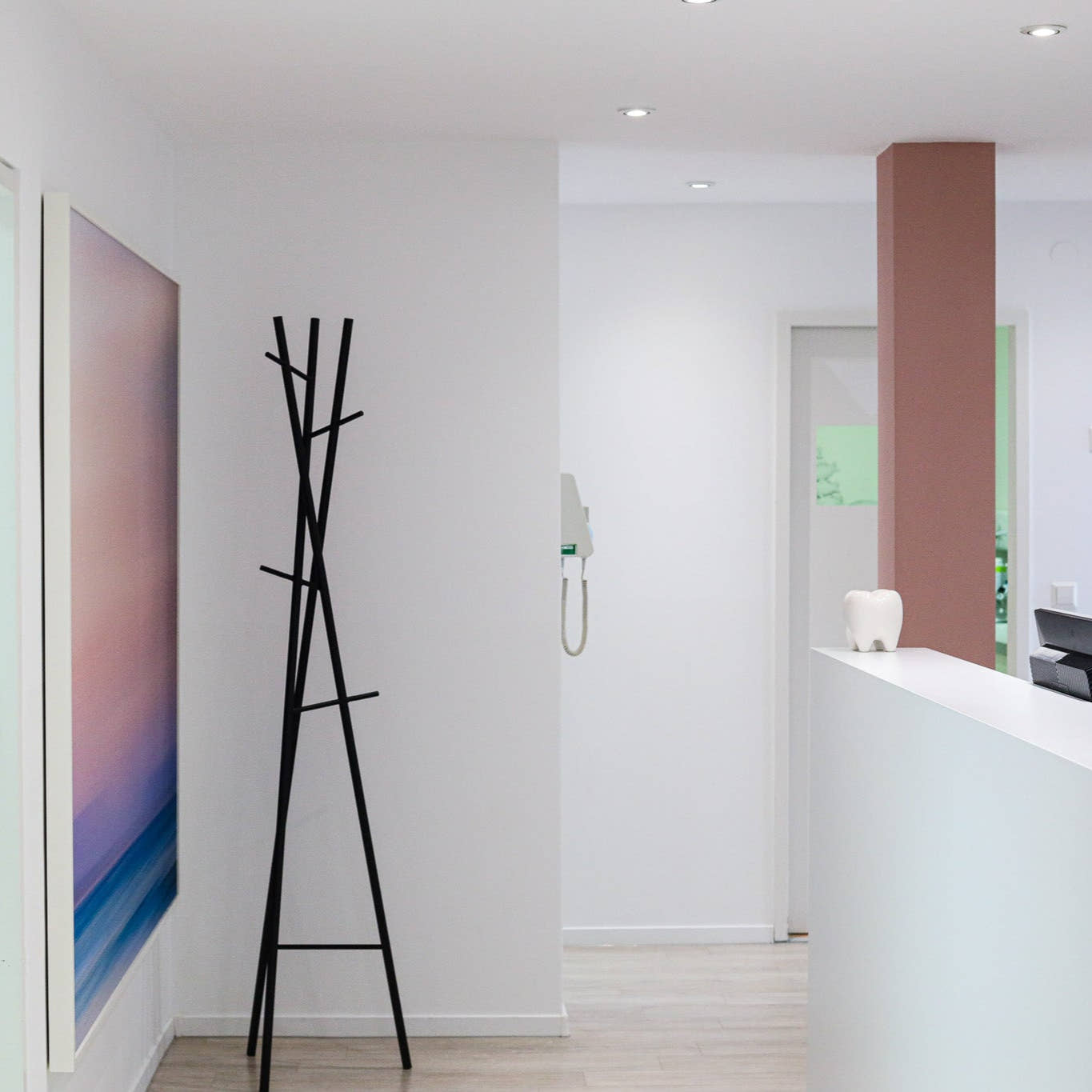 Wandabsorber in einer Praxis