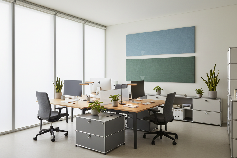Wandabsorber im Büro