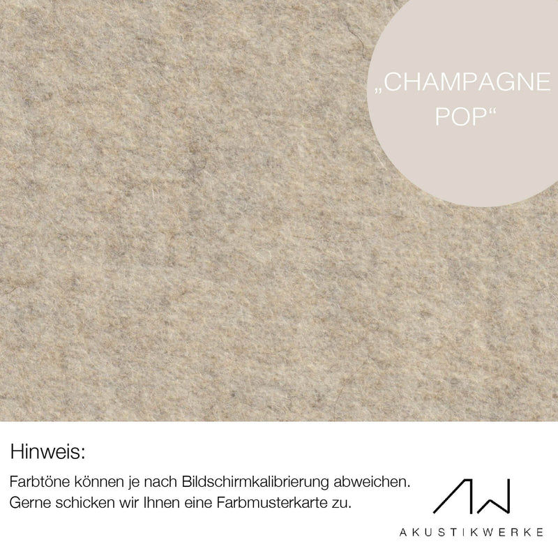 Lodenstoff (100% Schurwolle) für Decke & Wand | SOMARA "Champagne Pop"