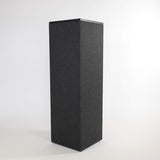 Akustiksäule SOMARA (100% Schurwolle) - Vollholzabdeckung Eiche schwarz