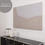 Rahmenloses Akustikbild abstraktes Design | Magnitudo "Powder"