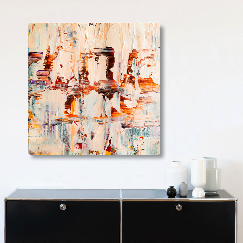 Rahmenloses Akustikbild mit abstrakter Kunst | Magnitudo Trace"