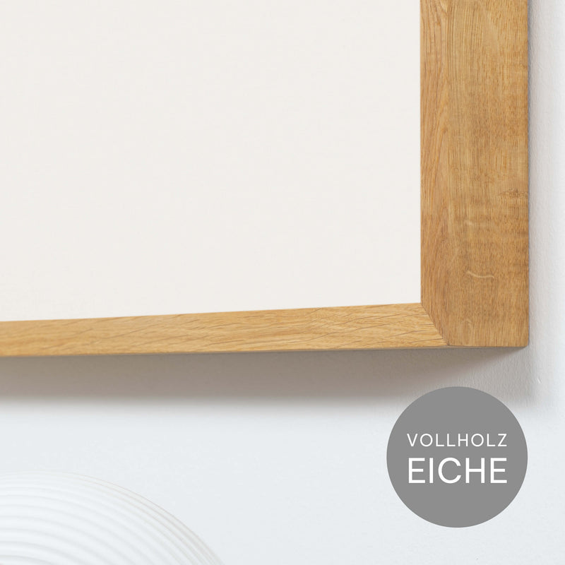Akustikbild einfarbig Reinweiß | Silea "Pure Intention"