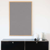 Akustikbild grauer Leinenstoff | Silea "Soothing Sound"