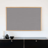 Akustikbild grauer Leinenstoff | Silea "Soothing Sound"