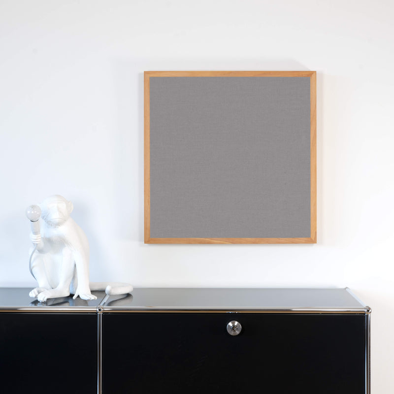 Akustikbild grauer Leinenstoff | Silea "Soothing Sound"