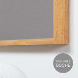 Akustikbild grauer Leinenstoff | Silea "Soothing Sound"