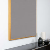 Akustikbild grauer Leinenstoff | Silea "Soothing Sound"