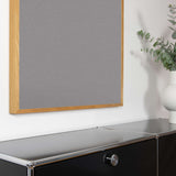 Akustikbild grauer Leinenstoff | Silea "Soothing Sound"
