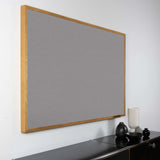 Akustikbild grauer Leinenstoff | Silea "Soothing Sound"