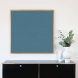 Akustikbild einfarbig Hellblau | Silea "flash of aspiration"