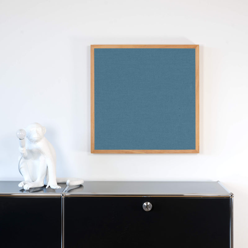 Akustikbild einfarbig Hellblau | Silea "flash of aspiration"