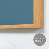 Akustikbild einfarbig Hellblau | Silea "flash of aspiration"