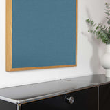 Akustikbild einfarbig Hellblau | Silea "flash of aspiration"