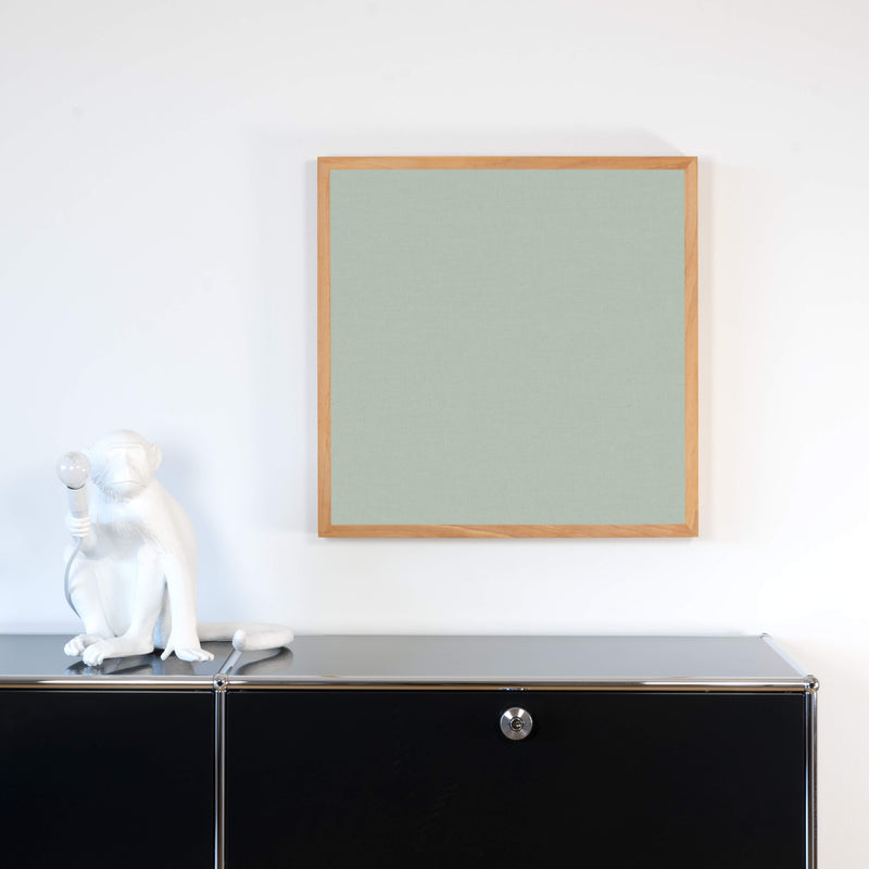 Akustikbild einfarbig Mintgrün | Silea "inner peace"
