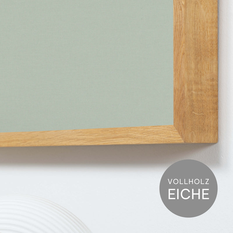 Akustikbild einfarbig Mintgrün | Silea "inner peace"