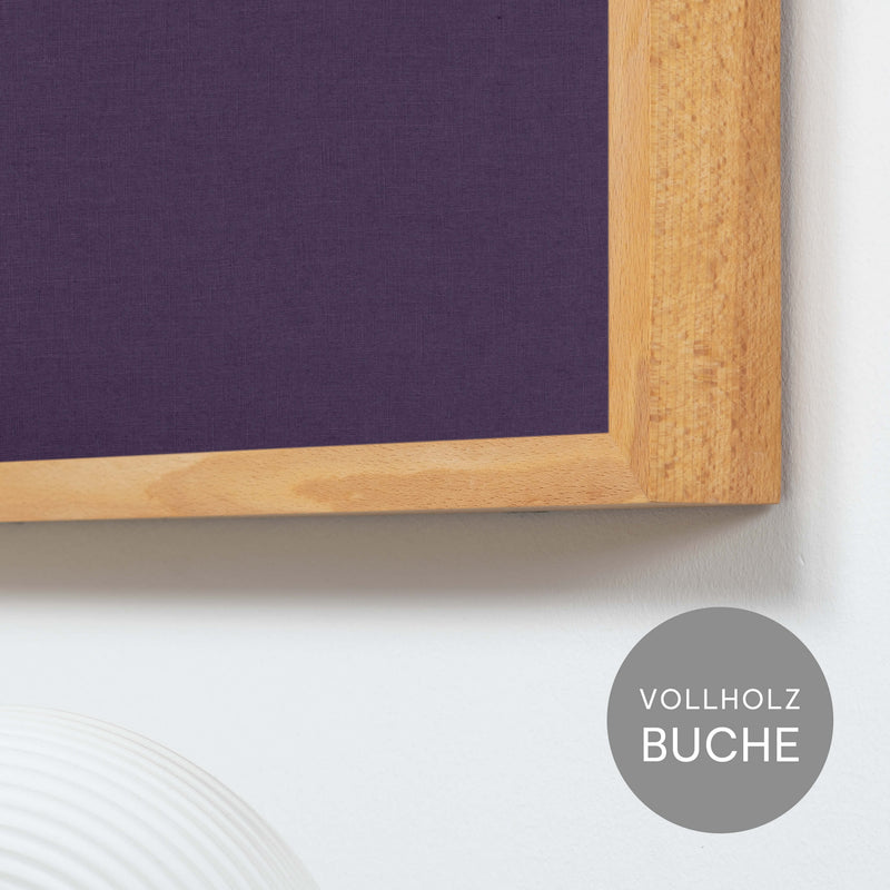 Akustikbild einfarbig Lila | Silea "Luscious Landscape"