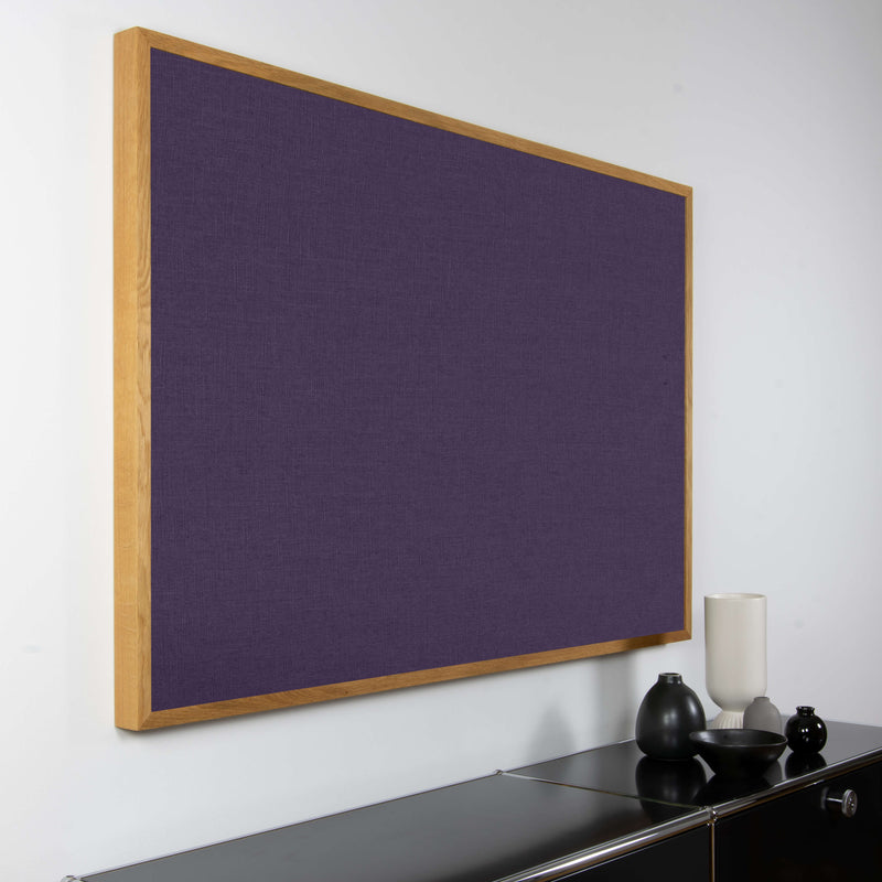 Akustikbild einfarbig Lila | Silea "Luscious Landscape"