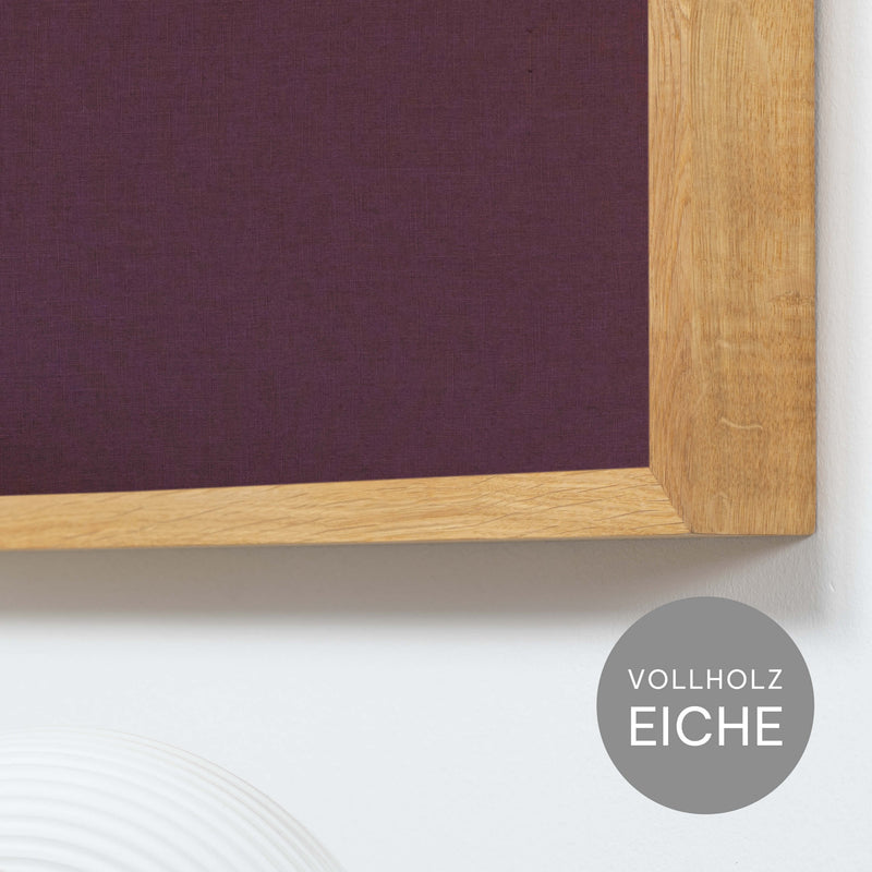 Akustikbild einfarbig Bordeaux | Silea "elusive cologne"
