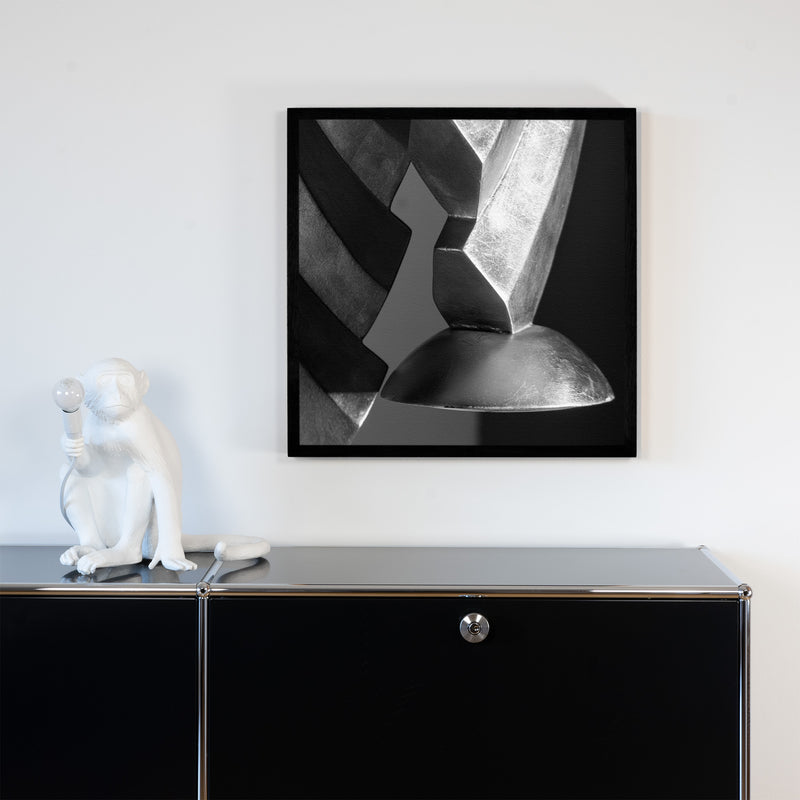 Akustikbild Schwarz Weiss